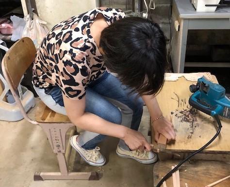 椿箸作り体験-1