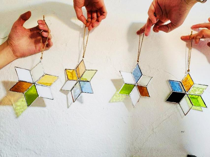 ステンドグラス製作体験-5