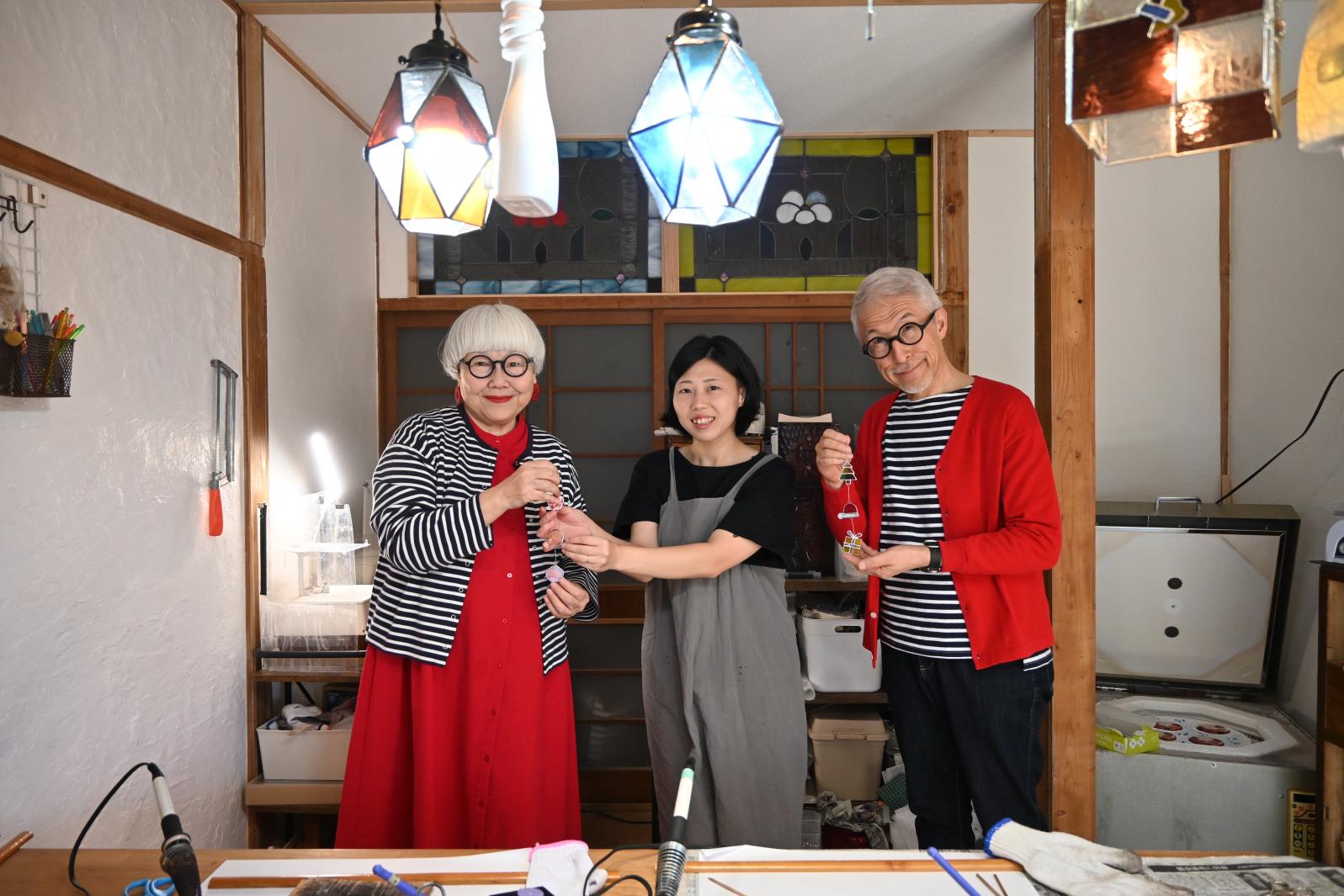 ステンドグラス製作体験-7