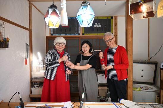 ステンドグラス製作体験-7